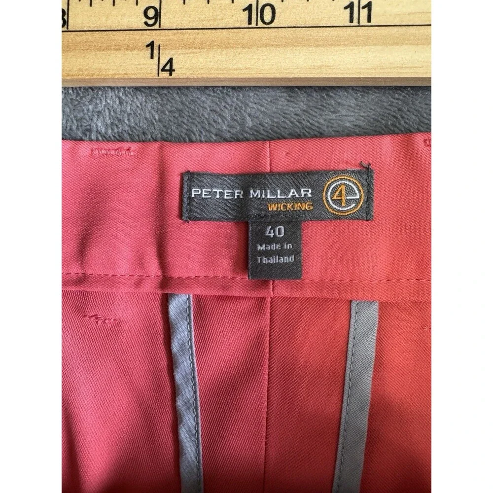 Peter Millar Shorts Mens 40 Pink Performance Shorts Wicking Stretch Golf